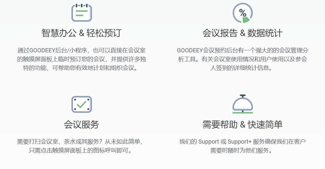 GOODEEY人员去向系统与会议预约系统智能管理的双剑合璧